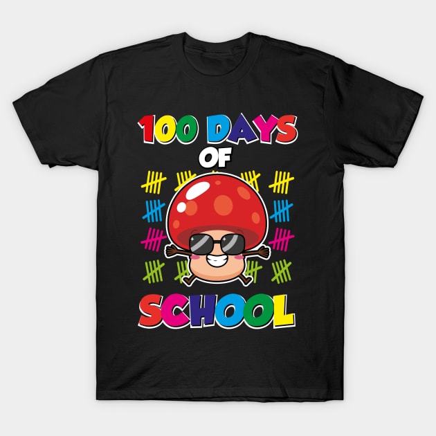 Back to The School  100 days of school T-Shirt by JohnRelo